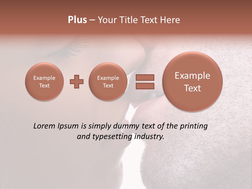 Girl Bright Happiness PowerPoint Template