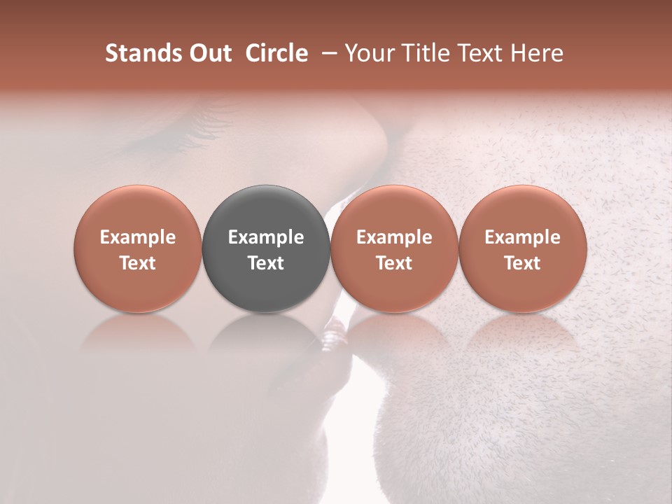 Girl Bright Happiness PowerPoint Template