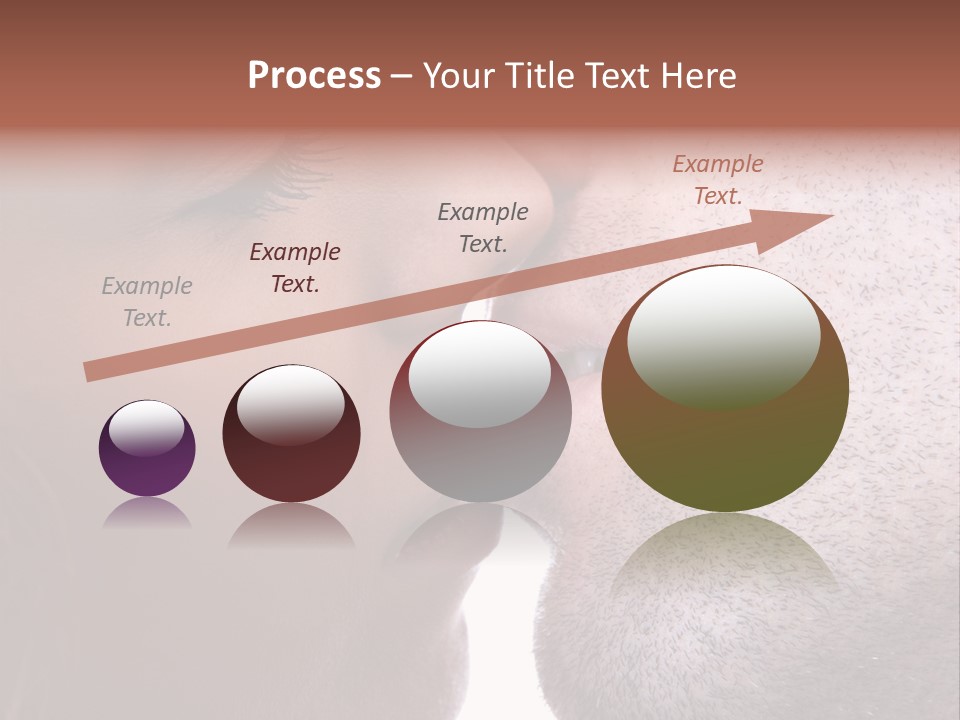 Girl Bright Happiness PowerPoint Template