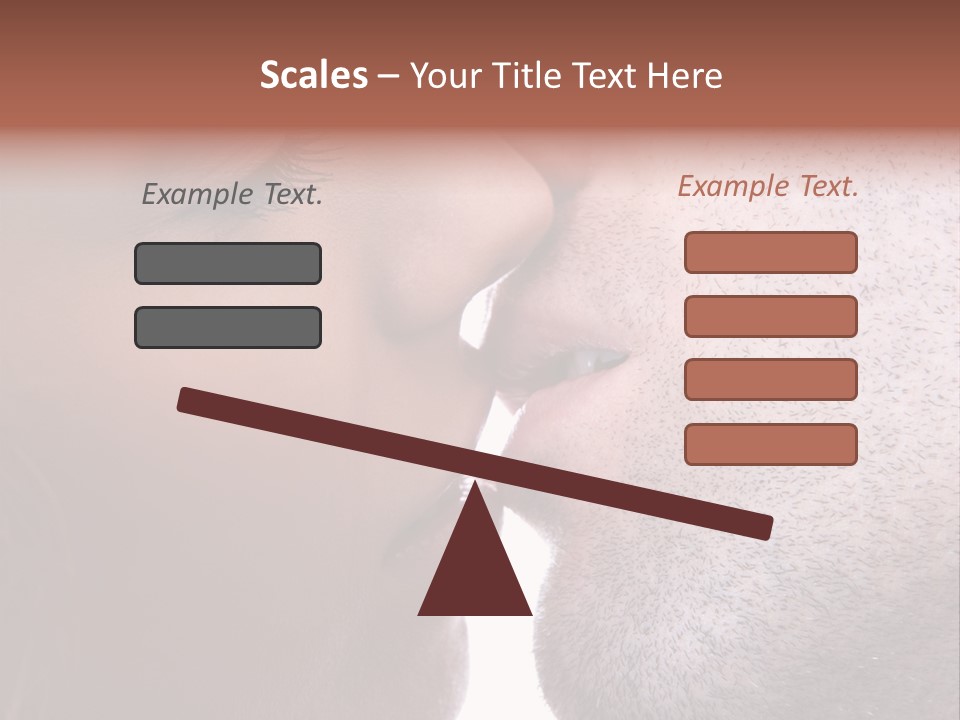 Girl Bright Happiness PowerPoint Template