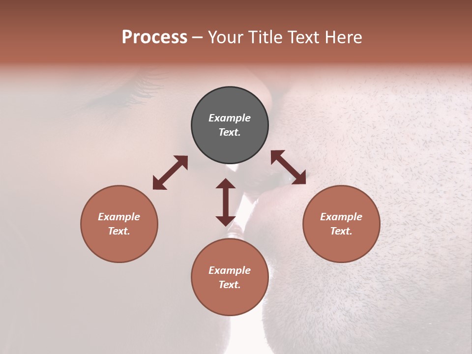 Girl Bright Happiness PowerPoint Template