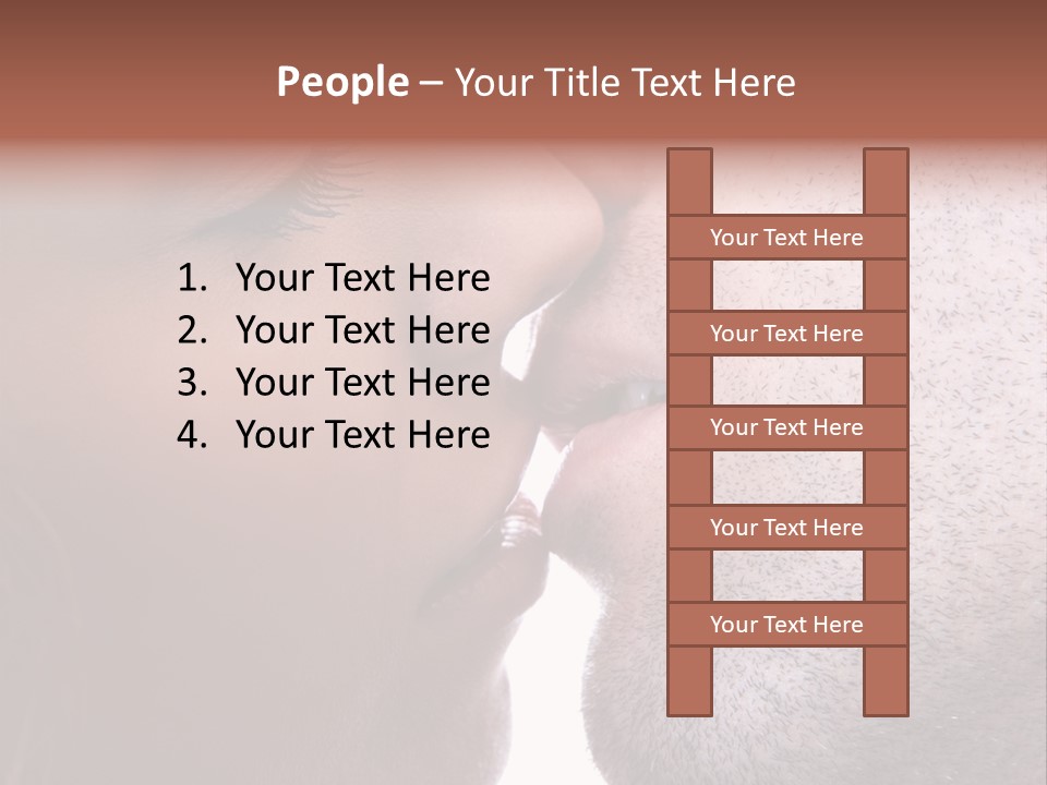 Girl Bright Happiness PowerPoint Template