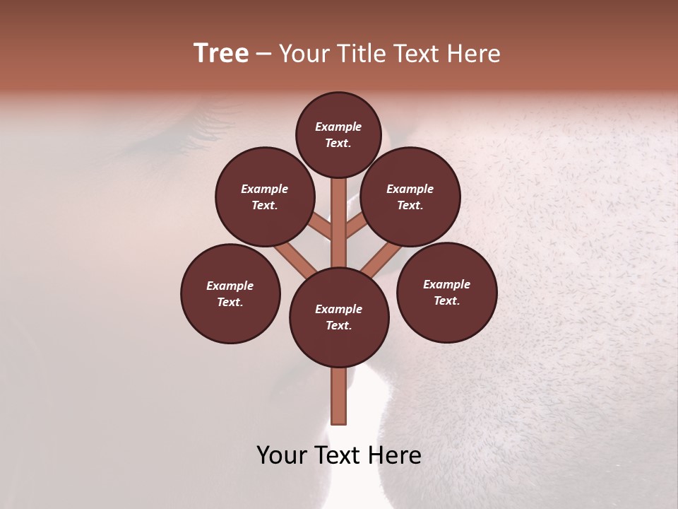 Girl Bright Happiness PowerPoint Template