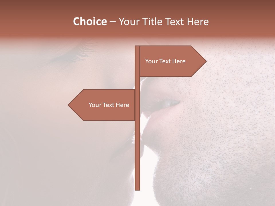 Girl Bright Happiness PowerPoint Template