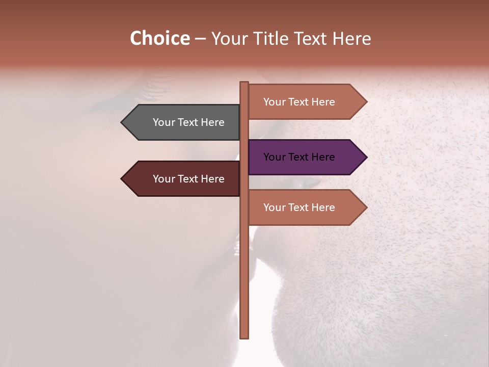 Girl Bright Happiness PowerPoint Template