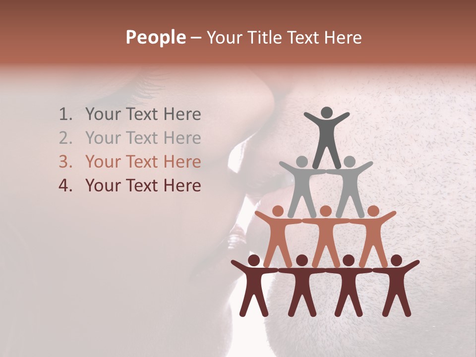 Girl Bright Happiness PowerPoint Template