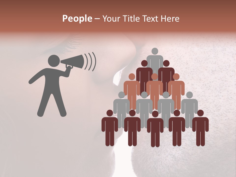 Girl Bright Happiness PowerPoint Template