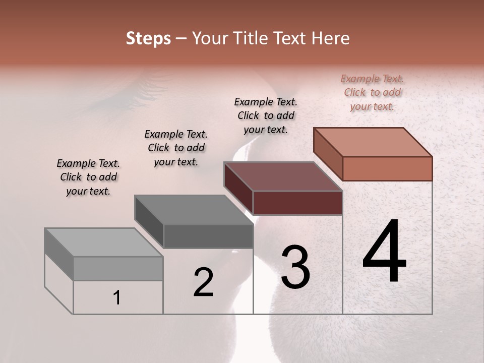 Girl Bright Happiness PowerPoint Template