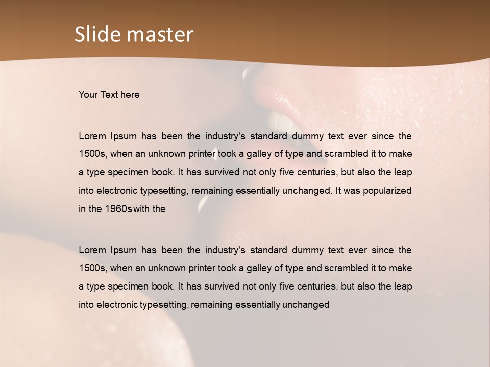 Loves Intimacy Affectionate PowerPoint Template