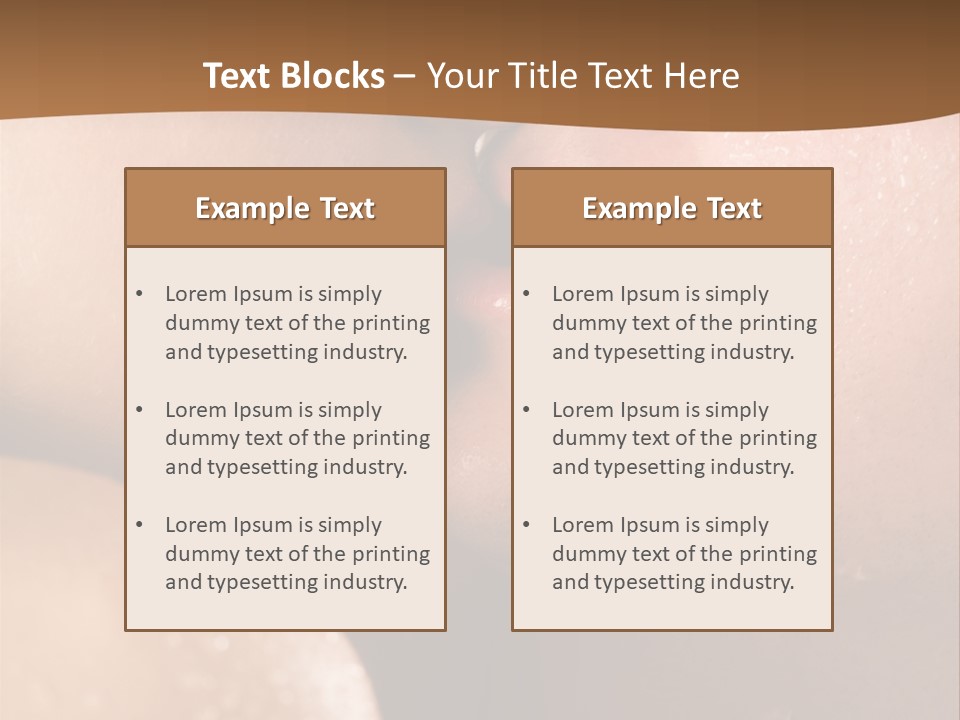 Loves Intimacy Affectionate PowerPoint Template