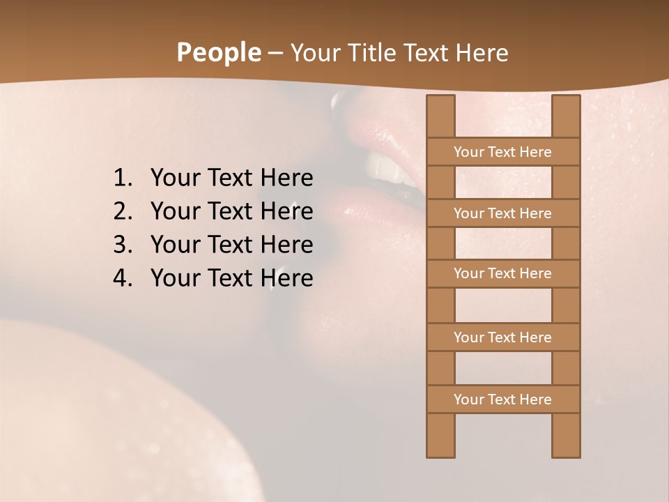 Loves Intimacy Affectionate PowerPoint Template