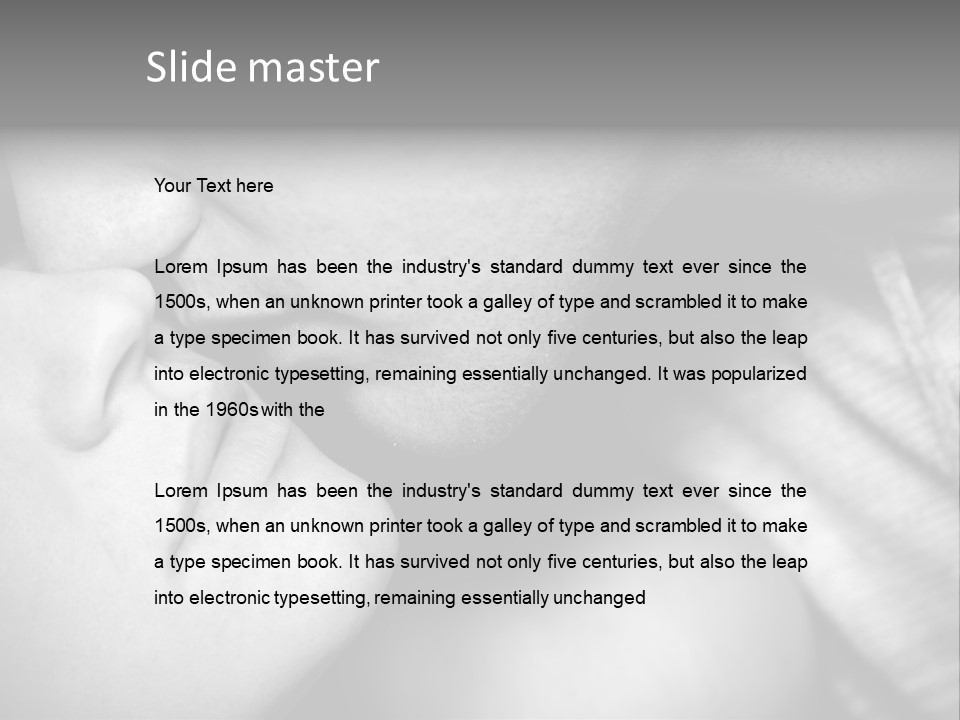 Heteroual Caucasian Love PowerPoint Template