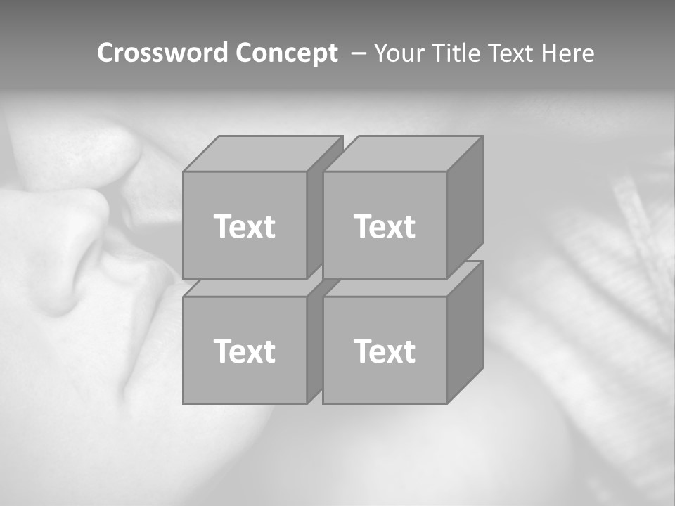 Heteroual Caucasian Love PowerPoint Template