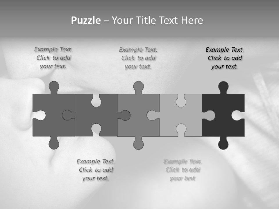 Heteroual Caucasian Love PowerPoint Template