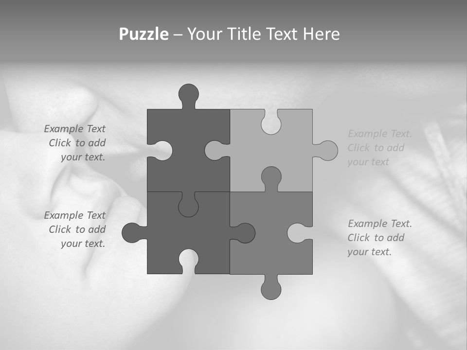 Heteroual Caucasian Love PowerPoint Template