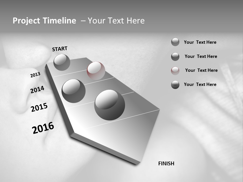 Heteroual Caucasian Love PowerPoint Template