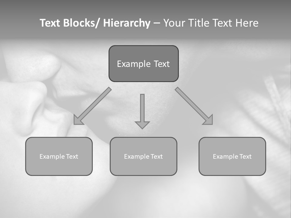 Heteroual Caucasian Love PowerPoint Template