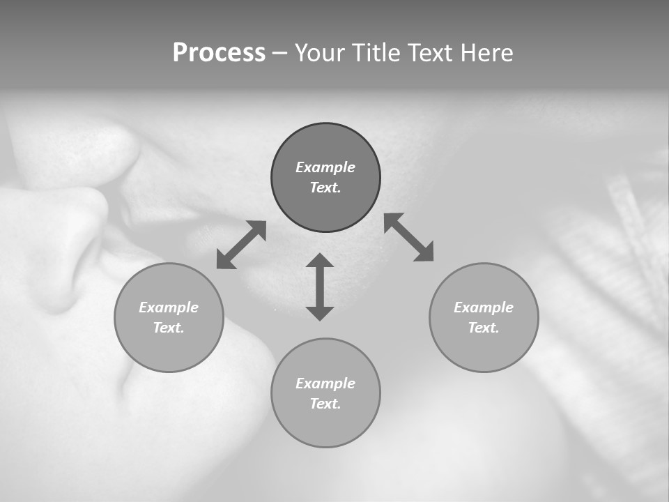 Heteroual Caucasian Love PowerPoint Template