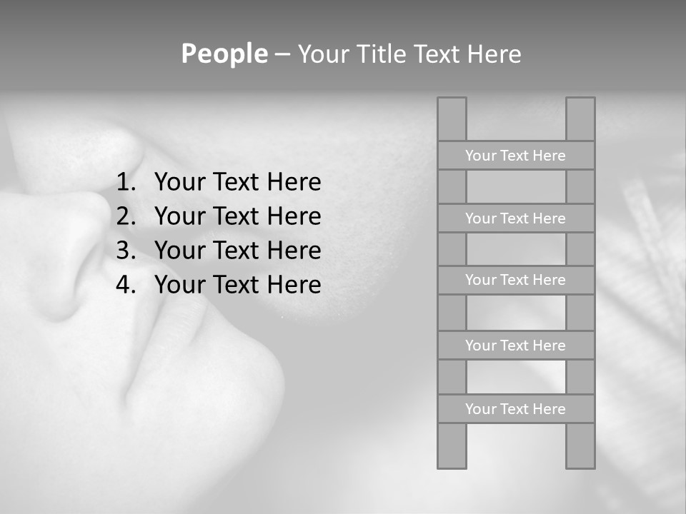 Heteroual Caucasian Love PowerPoint Template