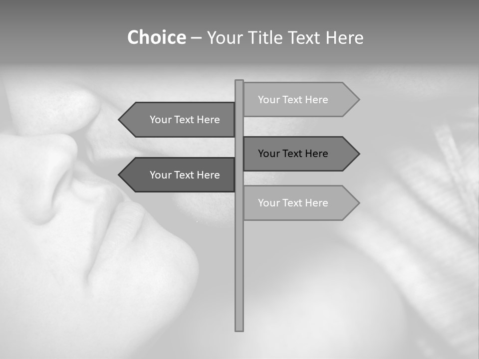 Heteroual Caucasian Love PowerPoint Template