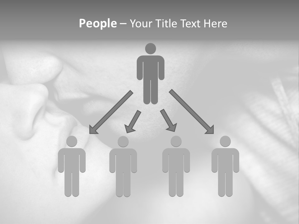 Heteroual Caucasian Love PowerPoint Template