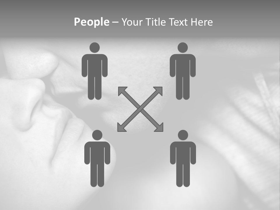 Heteroual Caucasian Love PowerPoint Template