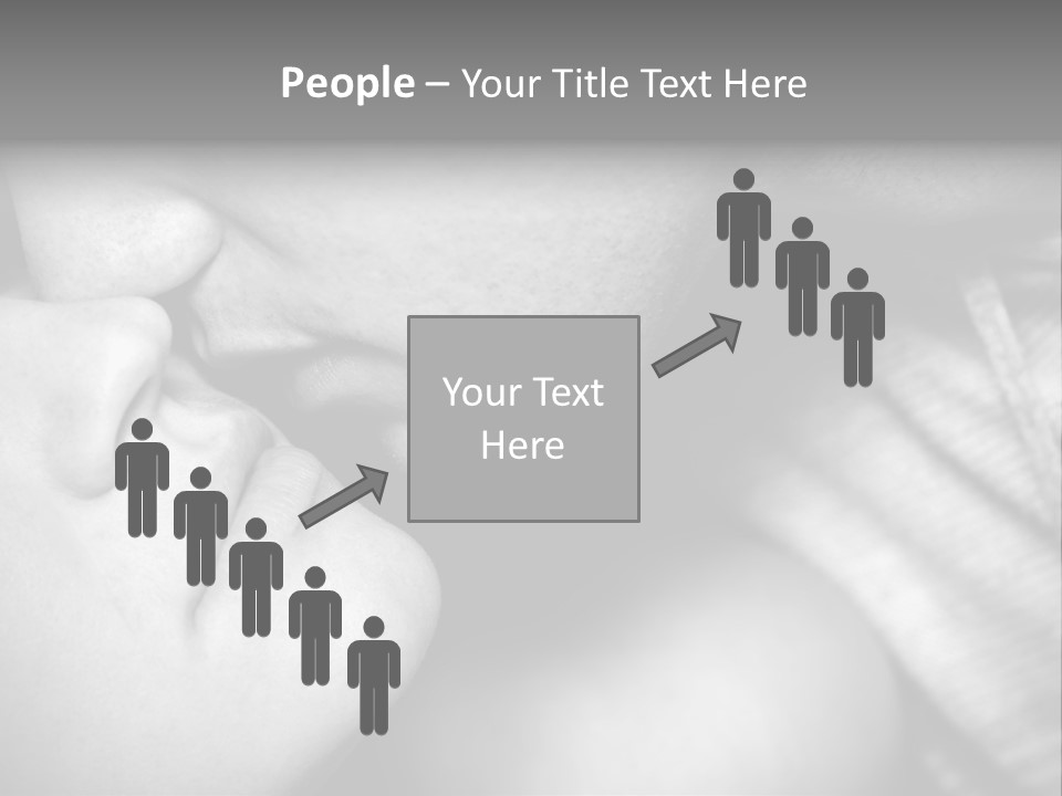 Heteroual Caucasian Love PowerPoint Template