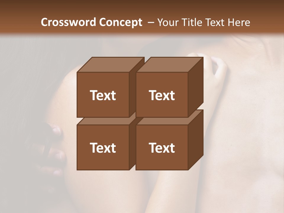 Kiss Girl Sensual PowerPoint Template