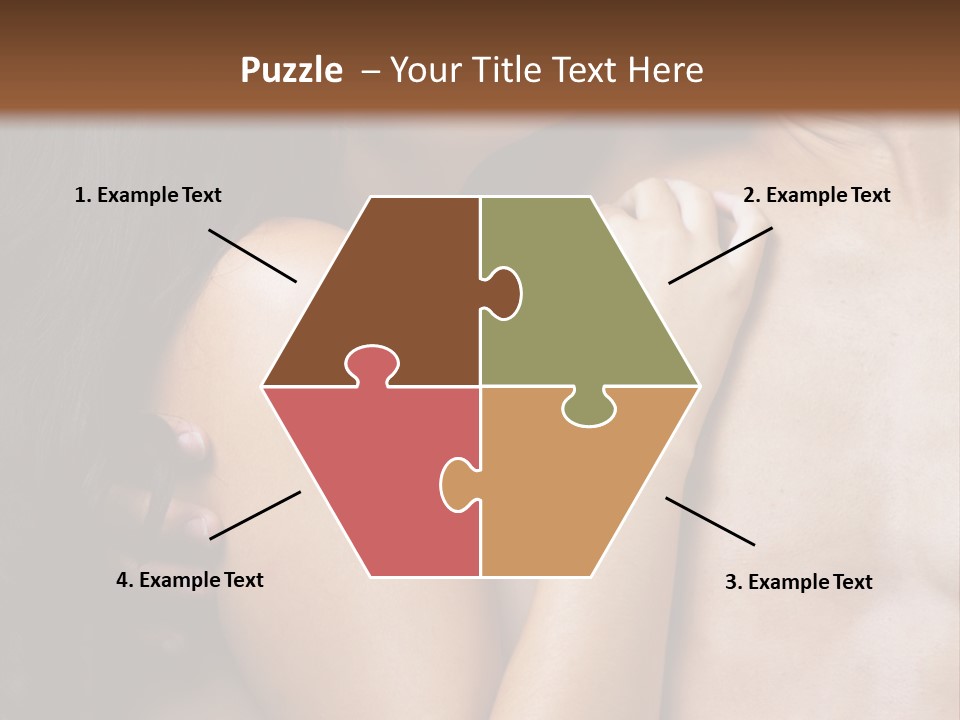 Kiss Girl Sensual PowerPoint Template