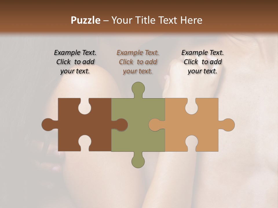 Kiss Girl Sensual PowerPoint Template