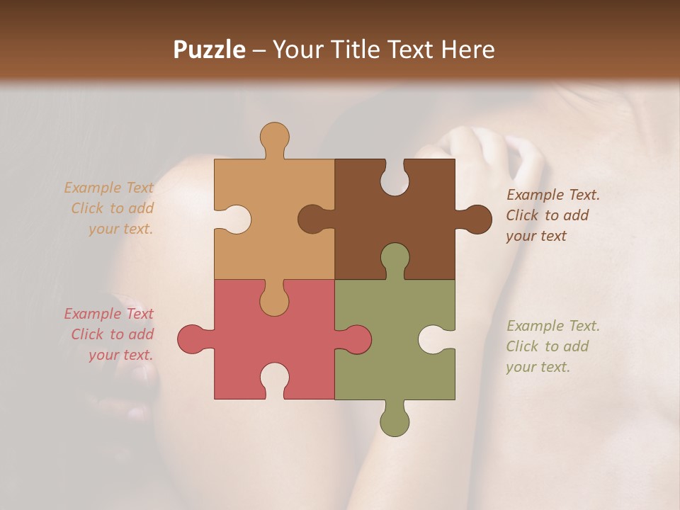 Kiss Girl Sensual PowerPoint Template