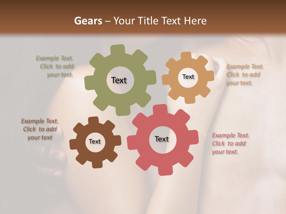 Kiss Girl Sensual PowerPoint Template