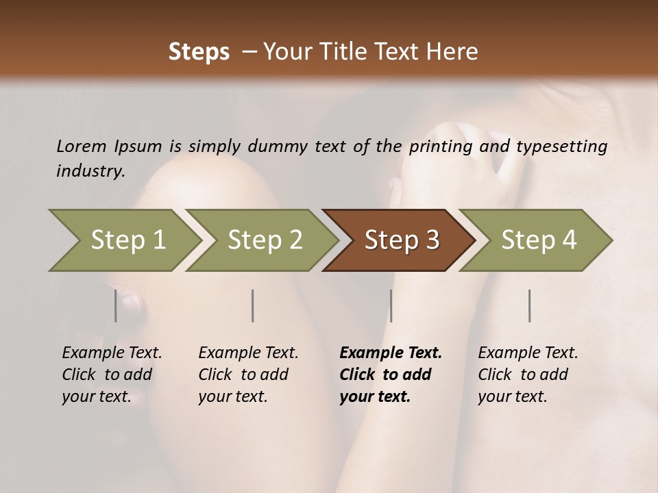 Kiss Girl Sensual PowerPoint Template