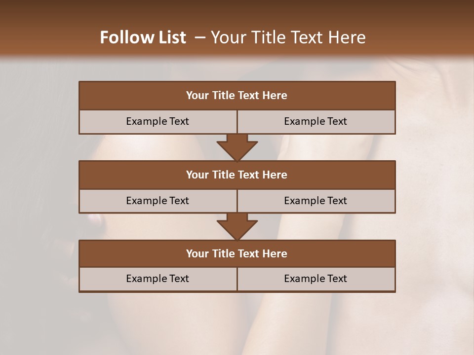 Kiss Girl Sensual PowerPoint Template