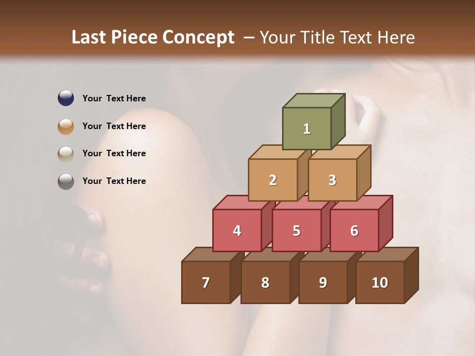 Kiss Girl Sensual PowerPoint Template