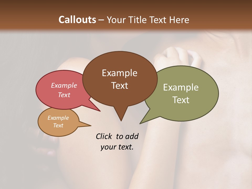 Kiss Girl Sensual PowerPoint Template