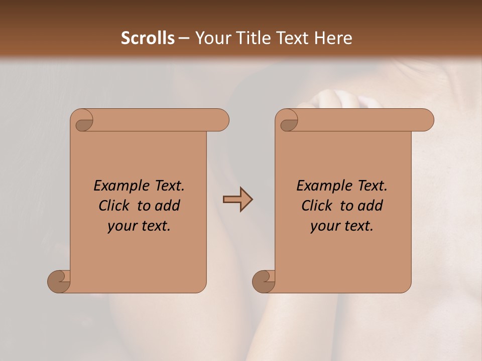 Kiss Girl Sensual PowerPoint Template