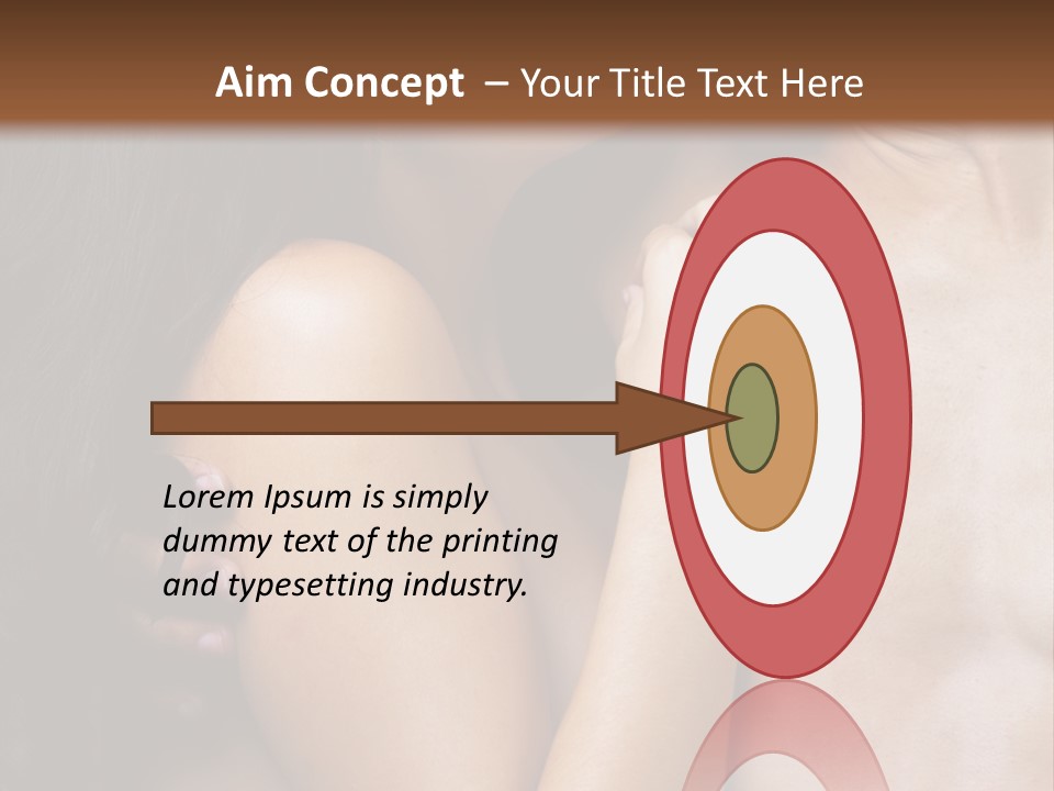 Kiss Girl Sensual PowerPoint Template