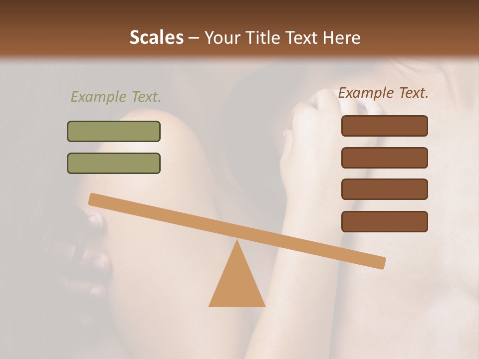 Kiss Girl Sensual PowerPoint Template