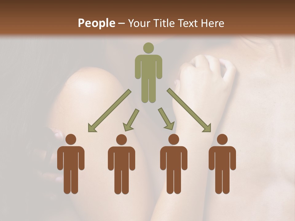 Kiss Girl Sensual PowerPoint Template