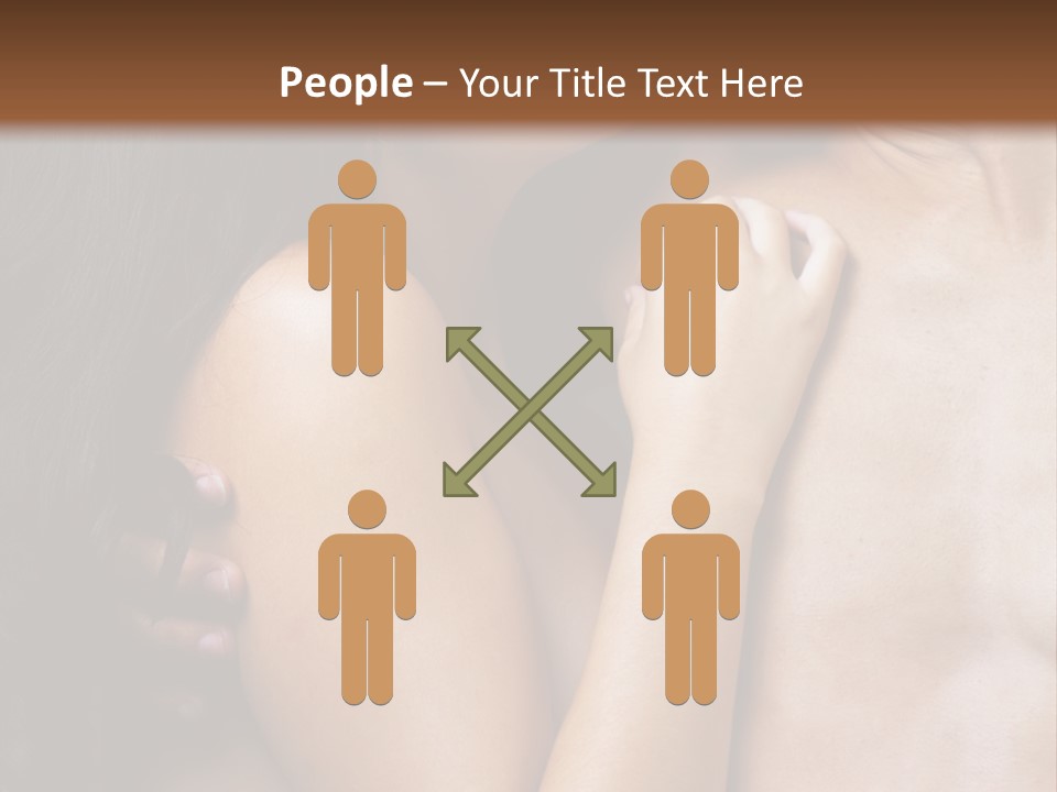 Kiss Girl Sensual PowerPoint Template