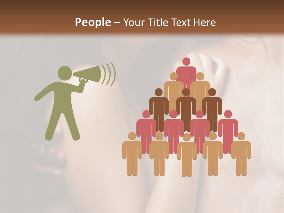 Kiss Girl Sensual PowerPoint Template