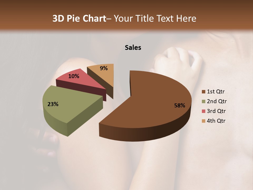 Kiss Girl Sensual PowerPoint Template