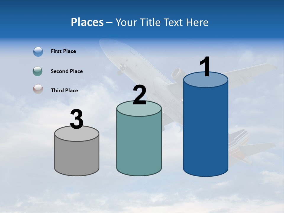 Energy Flight Airline PowerPoint Template
