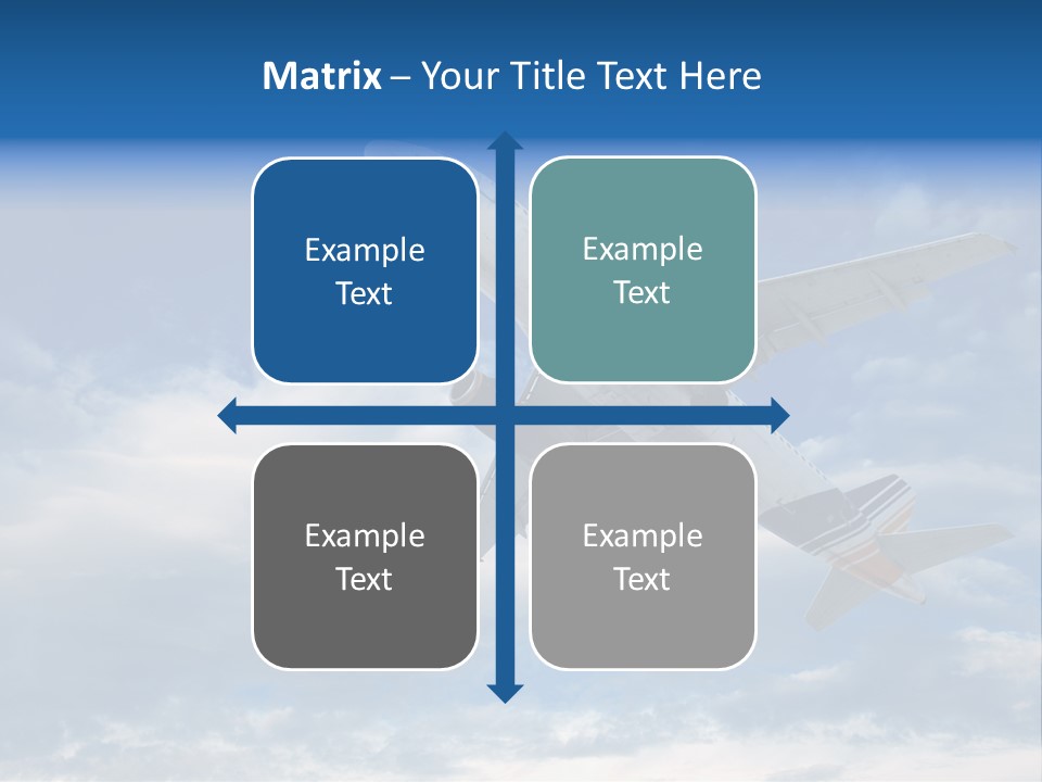 Energy Flight Airline PowerPoint Template