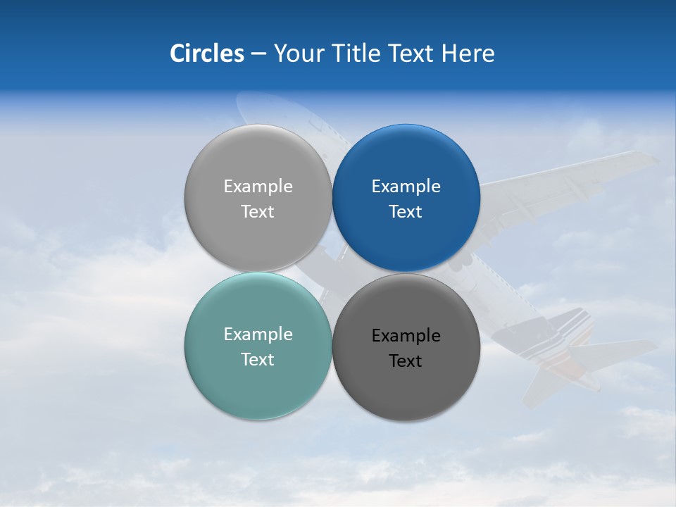 Energy Flight Airline PowerPoint Template