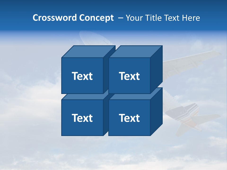Energy Flight Airline PowerPoint Template