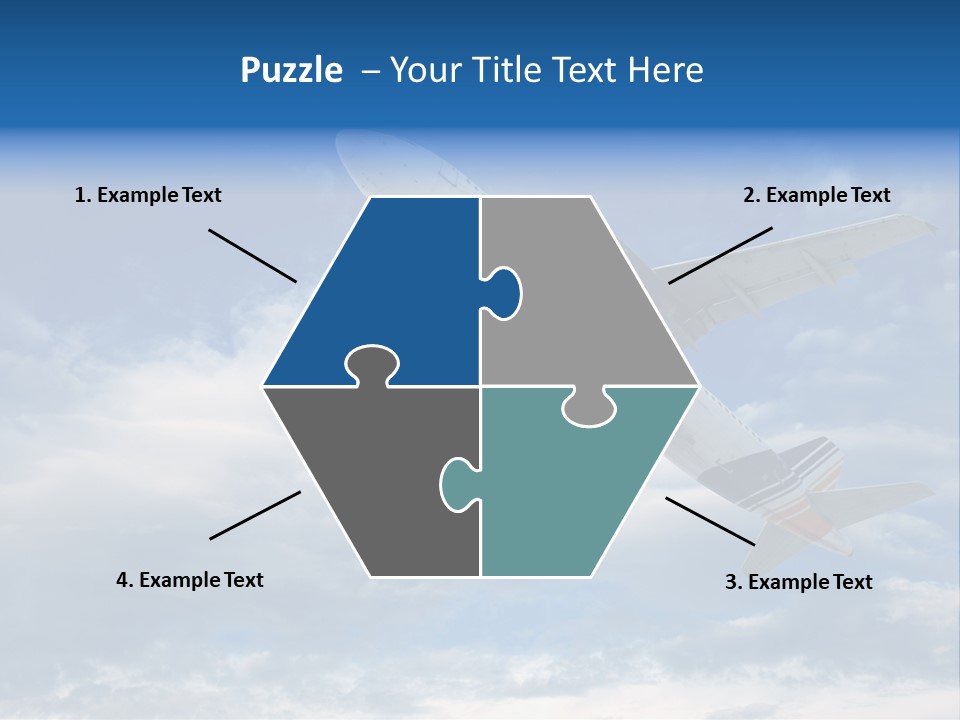 Energy Flight Airline PowerPoint Template