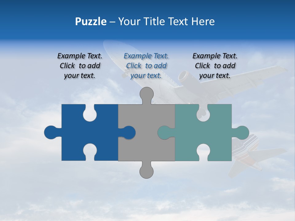 Energy Flight Airline PowerPoint Template