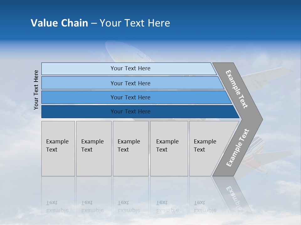 Energy Flight Airline PowerPoint Template